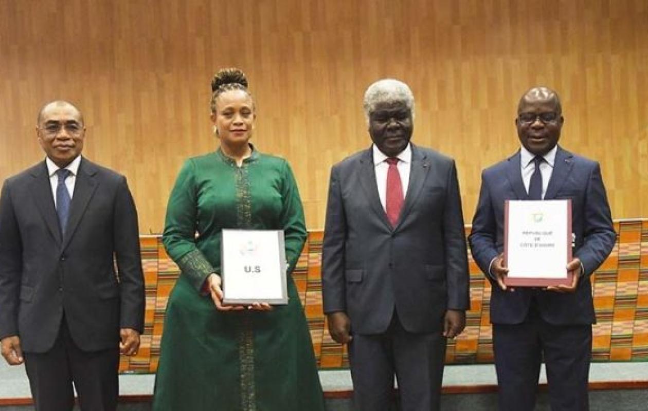 Partenariat historique de 272 milliards FCFA entre la Côte d’Ivoire et les États-Unis