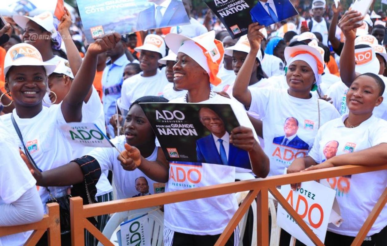 Présidentielle 2025: le candidat du RHDP, Alassane Ouattara lance sa campagne à Daloa