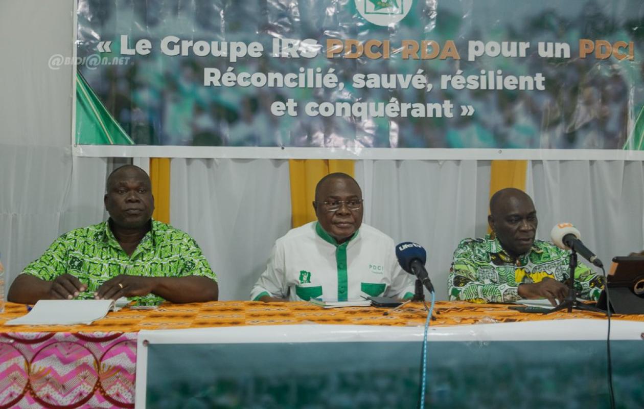 Présidentielle 2025 : le groupe IRS/PDCI-RDA demande la mise à l’écart de la direction du parti pour "inefficacité flagrante"