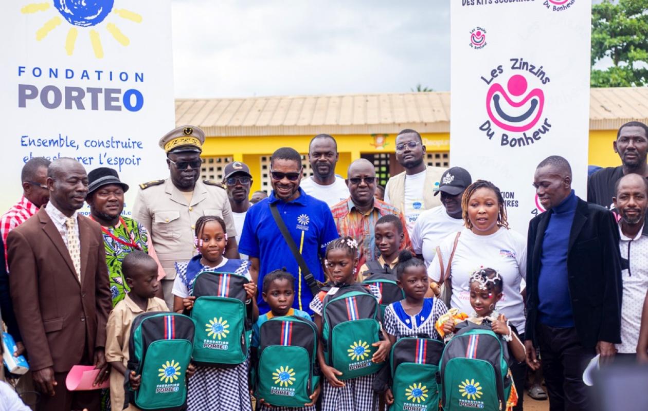 Côte d'Ivoire/San Pedro: la Fondation Portéo soulage les élèves, parents et personnel enseignant de l’EPP Moussadougou Unicef