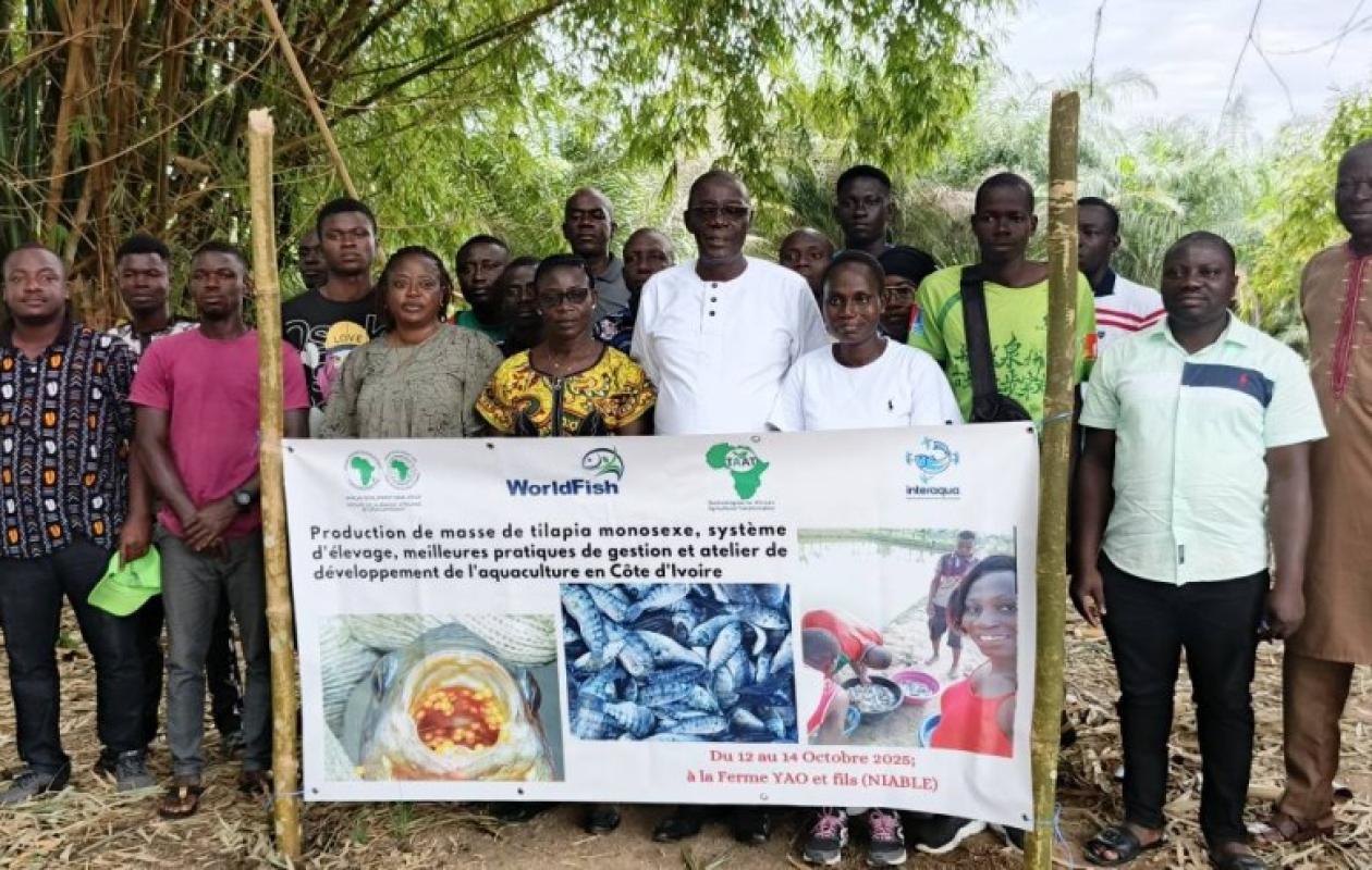 Niablé : Des pisciculteurs formés aux meilleures techniques de production de Tilapia
