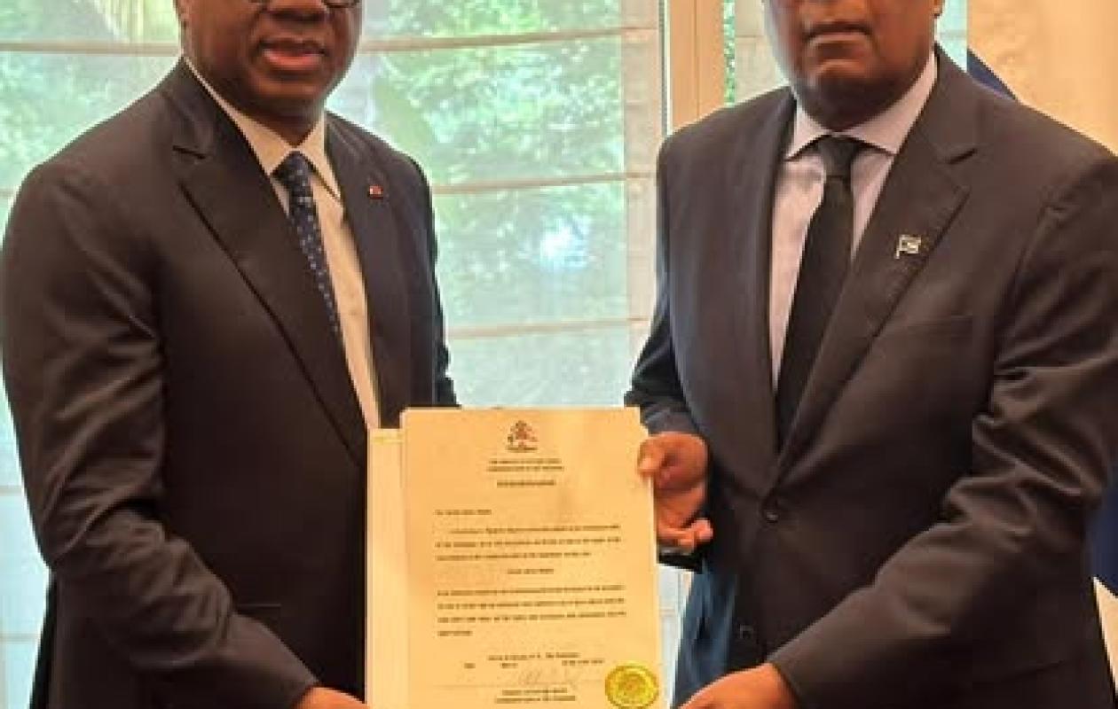 Yacine Idriss Diallo nommé Consul honoraire des Bahamas