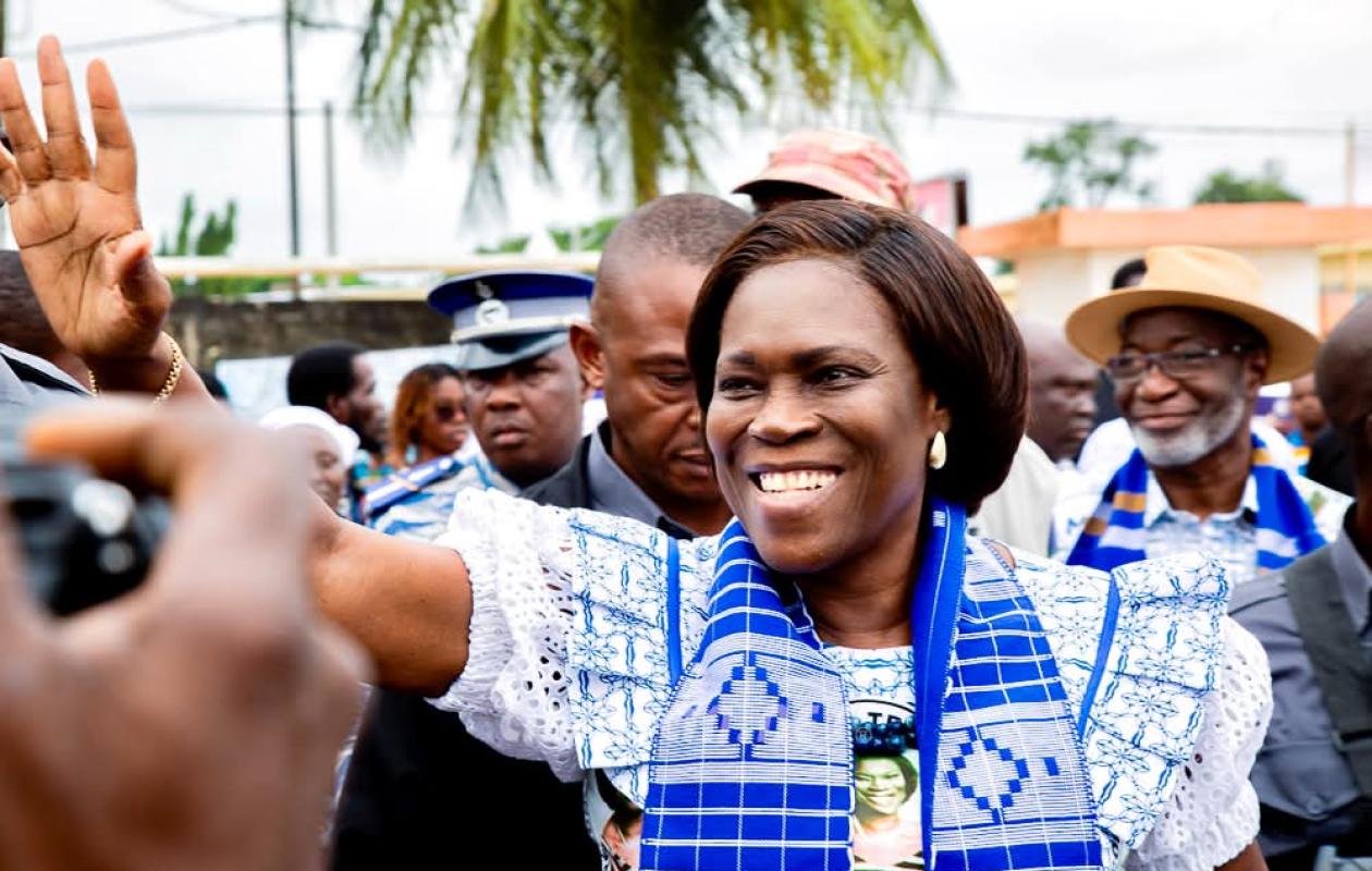 Présidentielle du 25 octobre : Simone Ehivet Gbagbo clôt sa campagne à Krindjabo par un appel à la paix et à la responsabilité