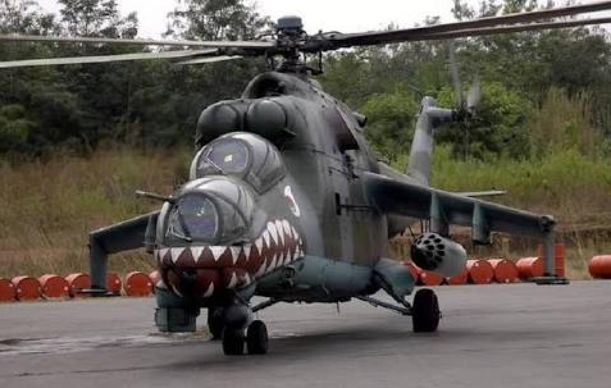 Incident aérien : Un hélicoptère MI-24D des FACI contraint à l'atterrissage d'urgence à Korhoo