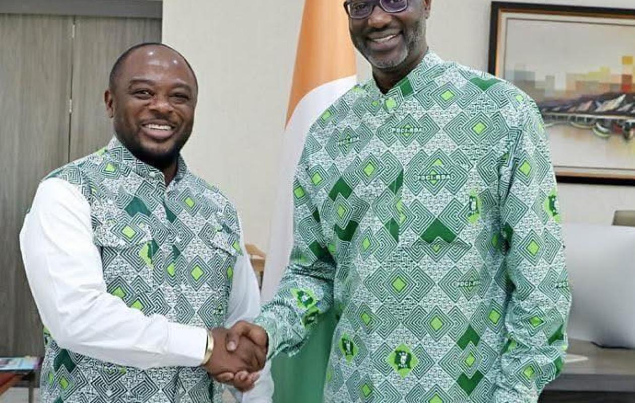 PDCI-RDA : Dr Emmou Sylvestre salue la confiance de Tidjane Thiam et félicite Yapo Calice