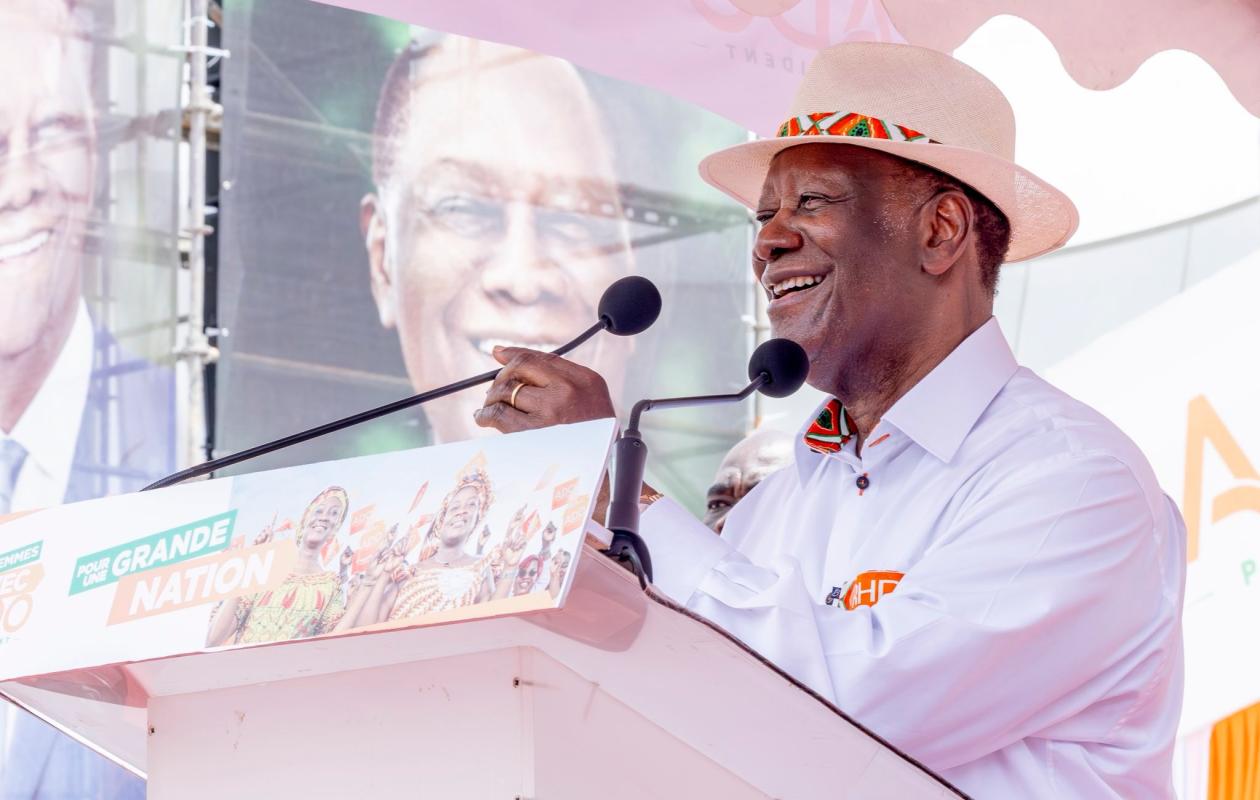 Présidentielle 2025 : les premiers mots d’Alassane Ouattara après sa victoire
