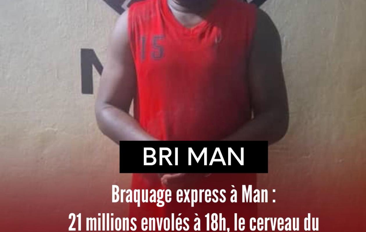 Braquage à Man : interpellation éclair de la BRI, le cerveau arrêté !