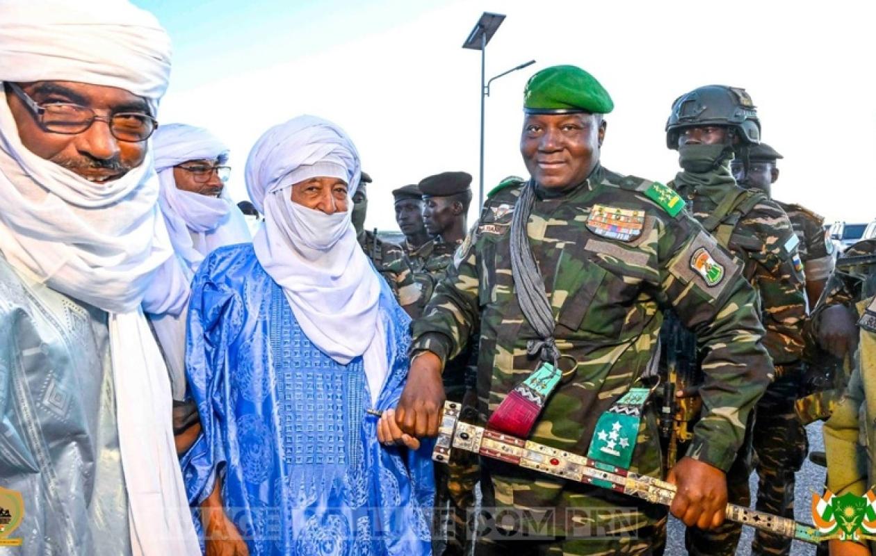 Niger: Le général Tiani acclamé à Agadez : poursuite de la tournée présidentielle à l'intérieur du pays