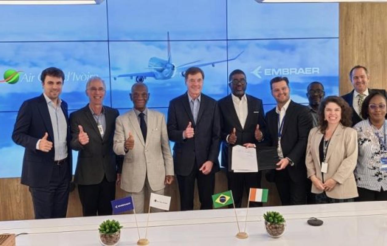 Air Côte d’Ivoire modernise sa flotte avec quatre Embraer E175