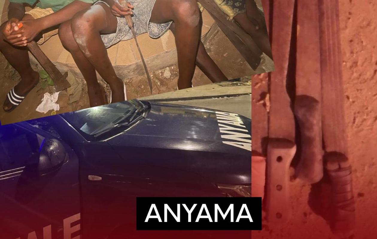 Anyama : Trois adolescents armés de machettes interpellés
