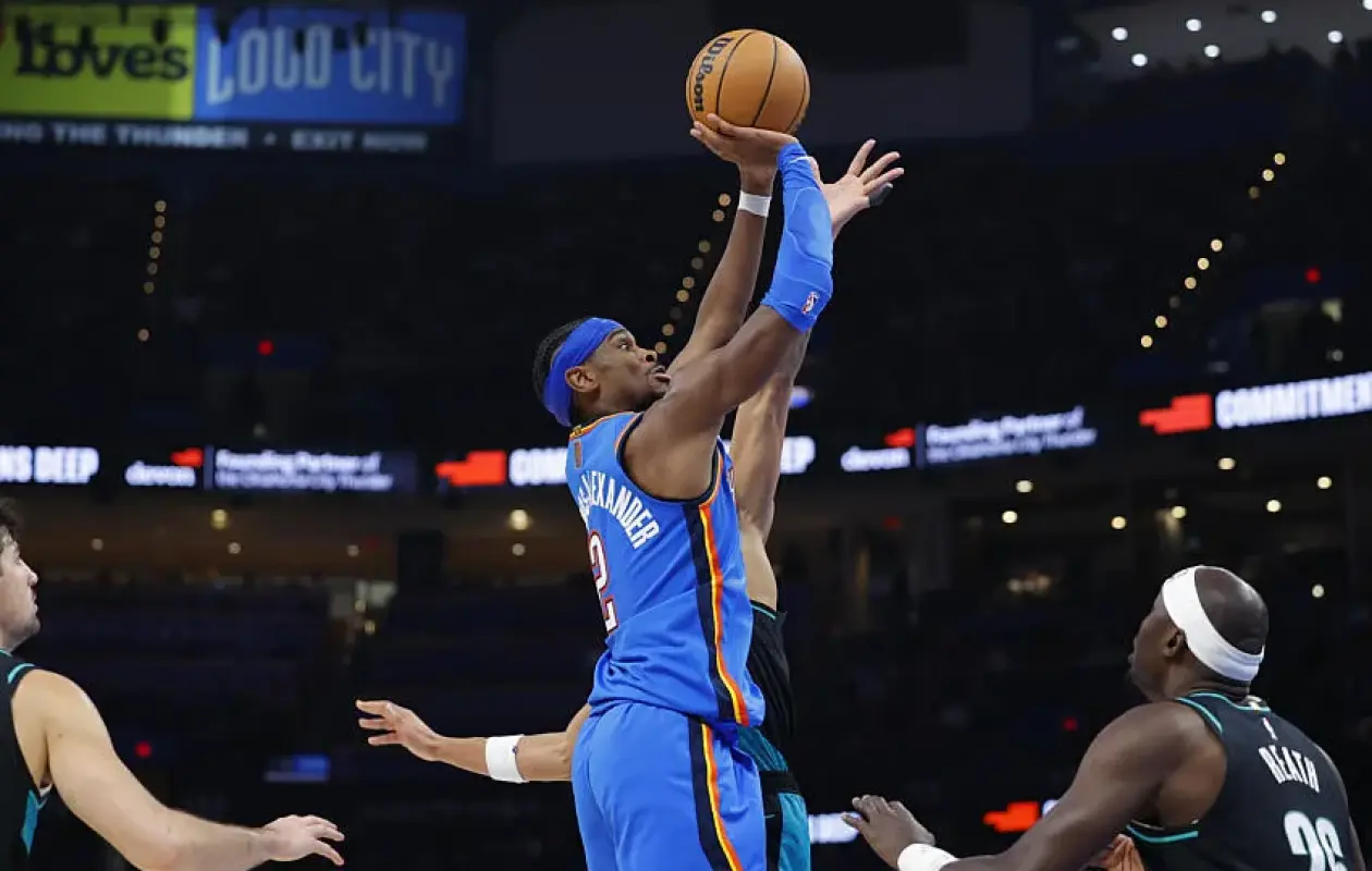 Soirée NBA : OKC écrase tout, Phoenix se fait peur avant de dominer, les Lakers souffrent, les Clippers chutent