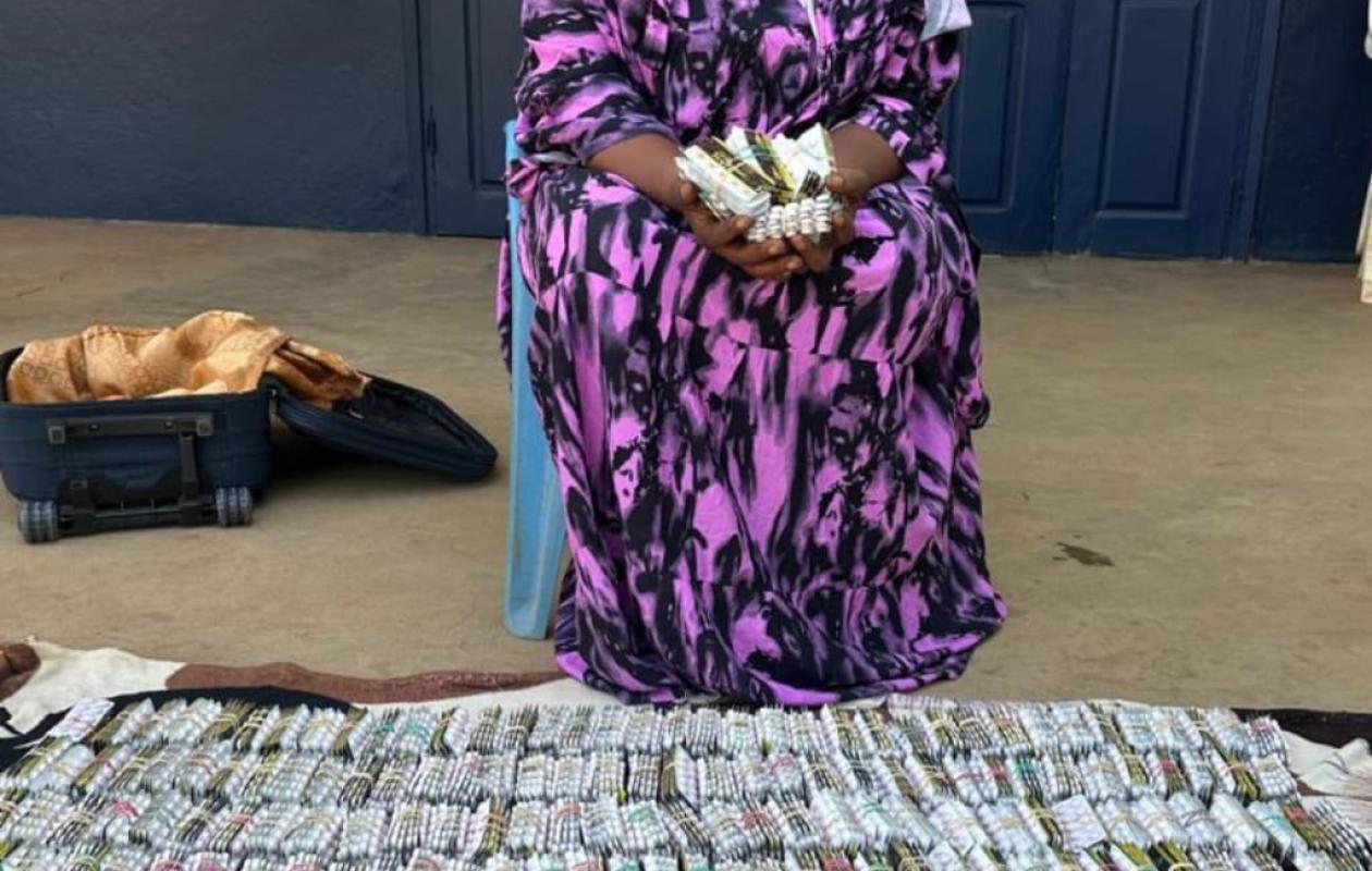 Korhogo : une femme arrêtée avec 25 000 comprimés de Tramadol