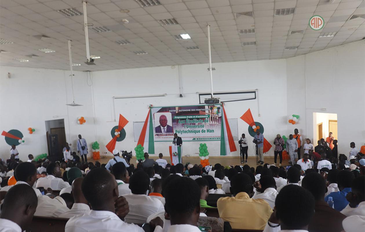 Soutien aux étudiants : le district des Montagnes prend en charge la restauration et le transport à l'Université de Man