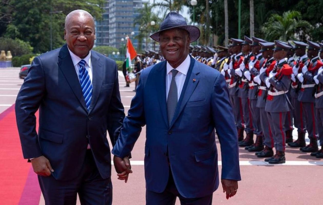 Investiture du Président Ouattara : John Dramani Mahama (Ghana) à Abidjan