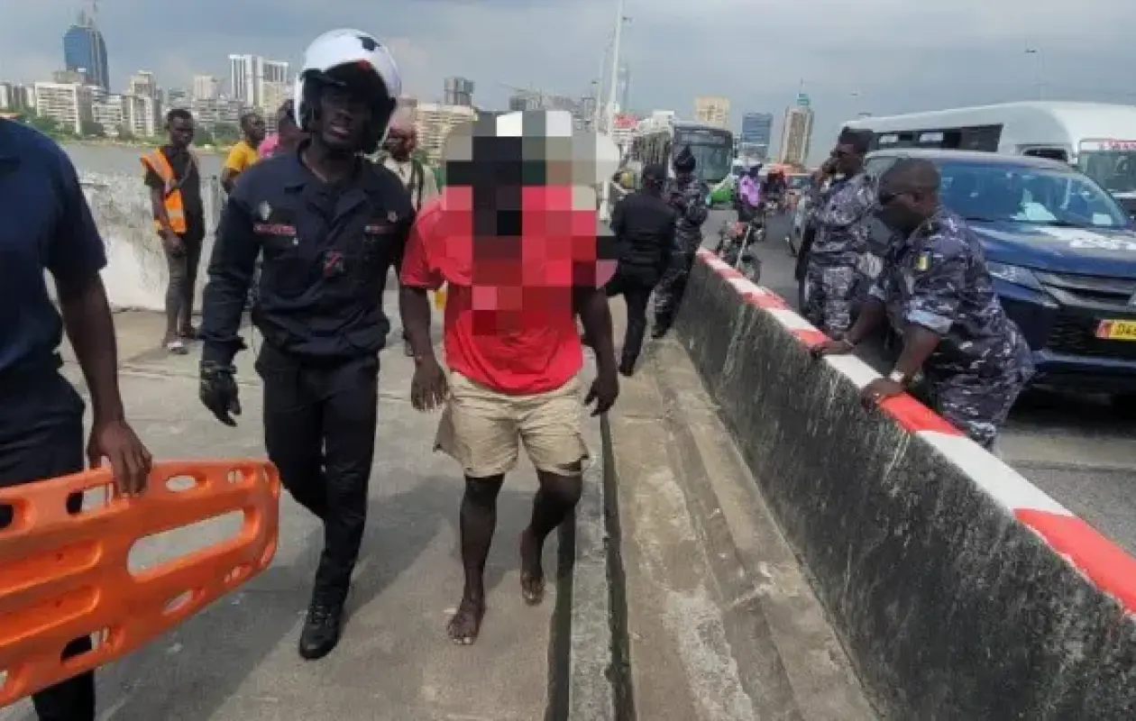 Abidjan : Une tentative de suicide déjouée sur le pont De Gaulle grâce à la vigilance citoyenne