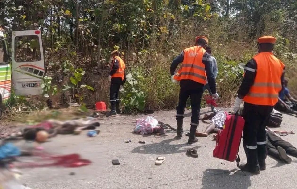 Odienné : Tragique accident entre Baradjan et Niénesso fait 4 morts et 19 blessés
