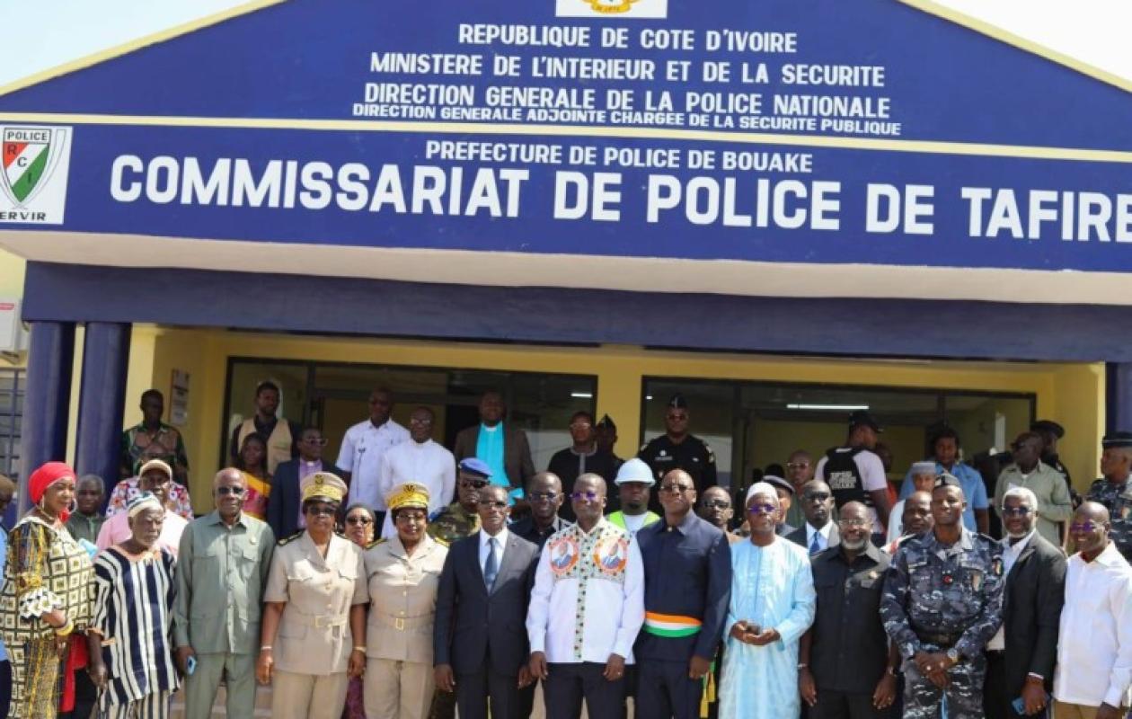 Tafiré : Un premier commissariat inauguré et le lancement d'« Épervier 11 »