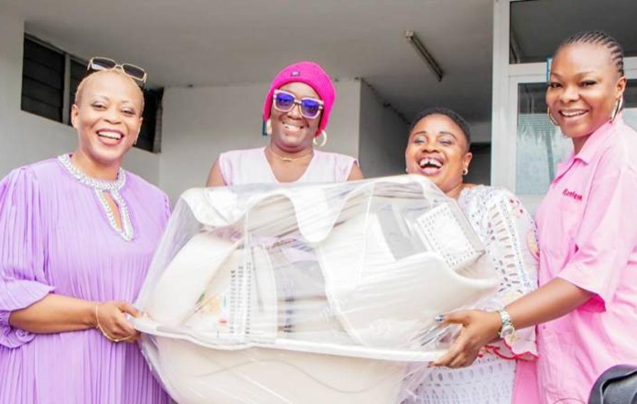 Solidarité : Le lieutenant-colonel Ninsemon Kida Rose au chevet des nouvelles mamans