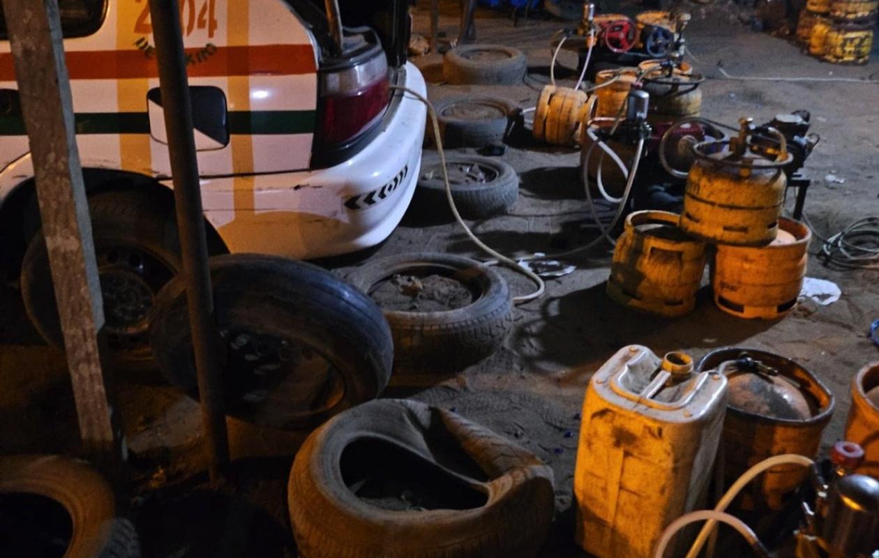 Gaz butane détourné à Yamoussoukro : plus de 2 100 bouteilles et 24 machines de transvasement saisies