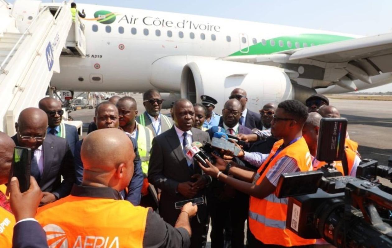 Incident de Niamey : l’Airbus A319 d’Air Côte d’Ivoire de retour à Abidjan, reprise des vols prochaine