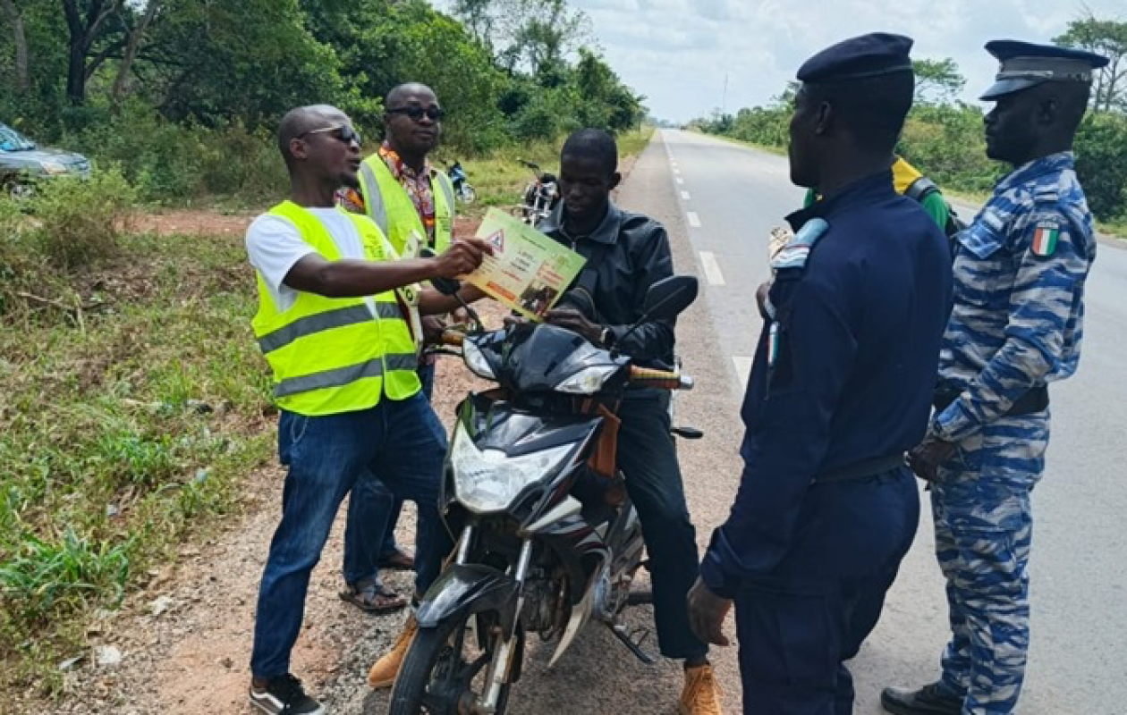 À Tanda, des contrôles routiers intensifiés pour assurer la sécurité des usagers