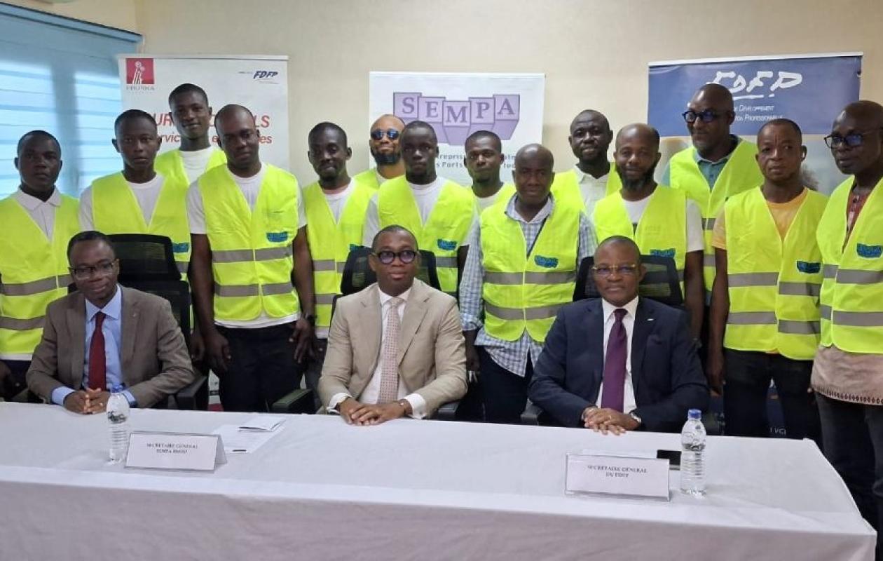 Port autonome d’Abidjan : 250 dockers entrent en formation pour devenir des techniciens spécialisés
