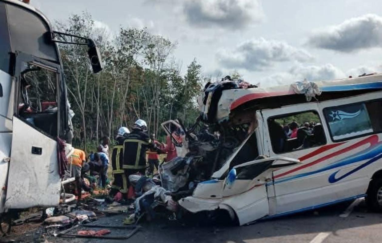 Grave accident de la route à Tiassalé : 5 morts et 21 blessés dont plusieurs cas graves