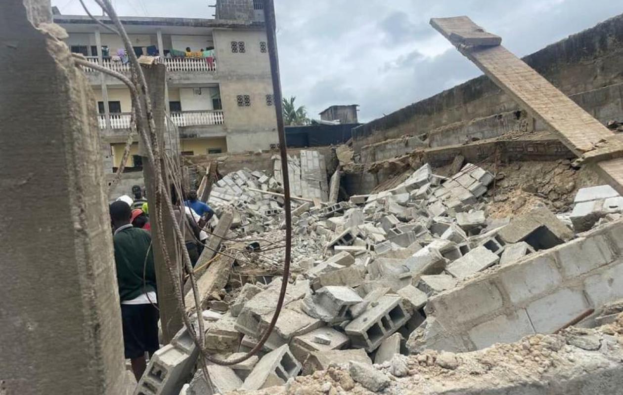 Yopougon : effondrement d’une dalle dans un hôtel, un décès confirmé