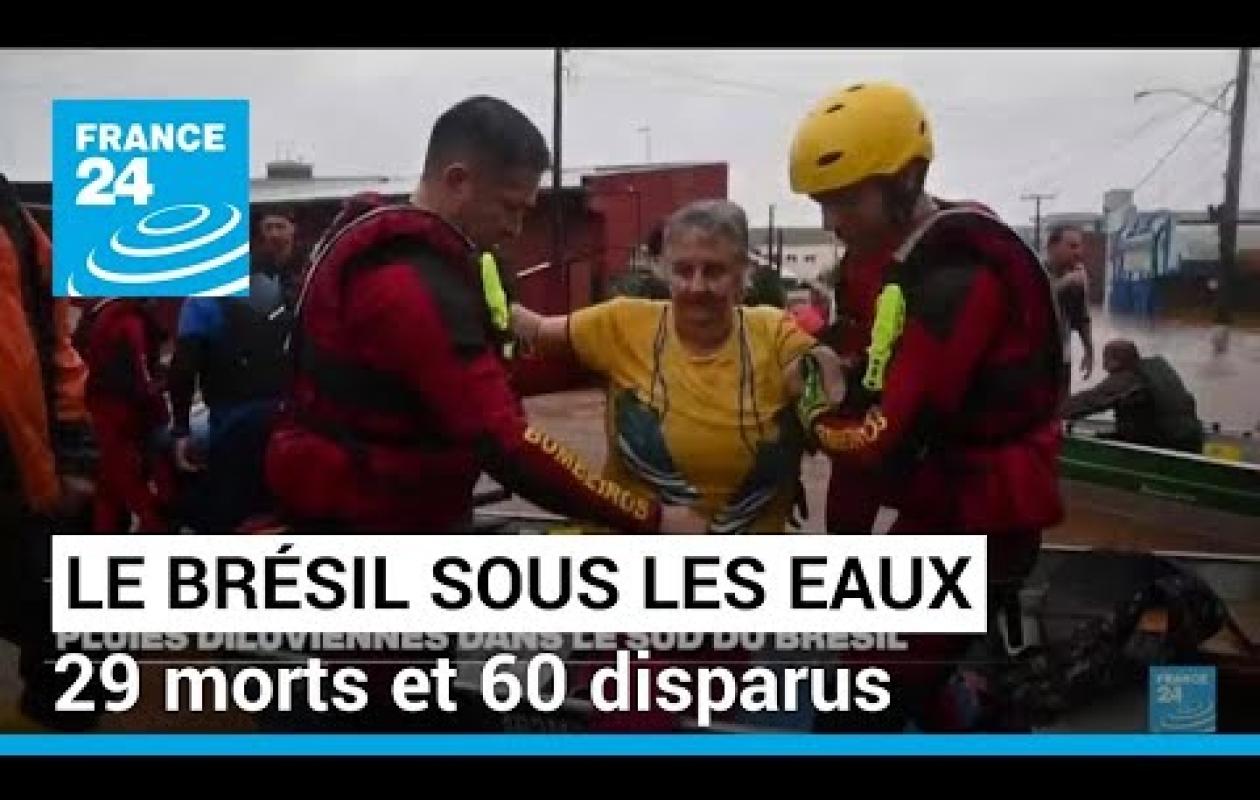 Tragédie au Brésil : Le sud-est dévasté par des pluies historiques, au moins 29 morts