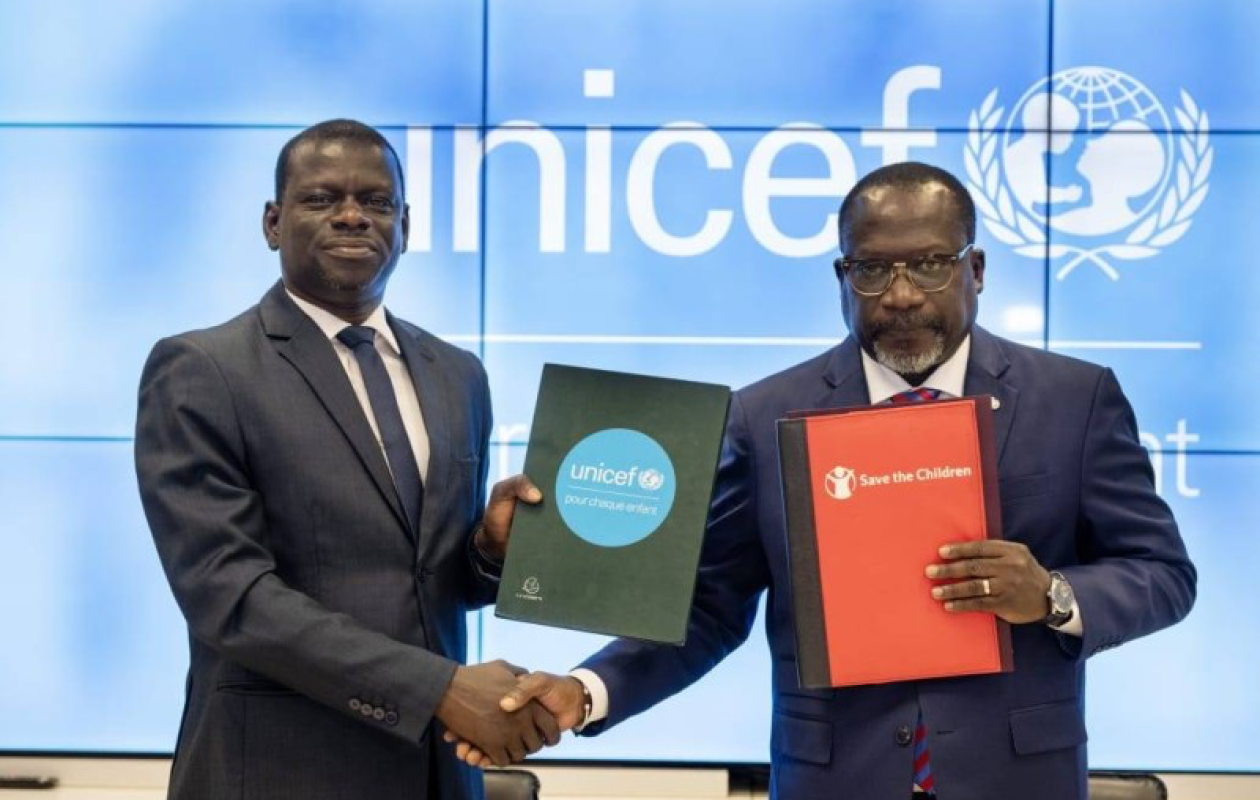 Protection de l’enfance : l’UNICEF et Save the Children renforcent leur coopération en Côte d’Ivoire