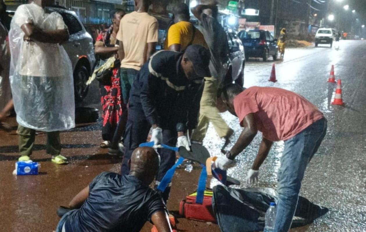 Duékoué : collision entre deux motos sous la pluie, un agent du café-cacao perd la vie