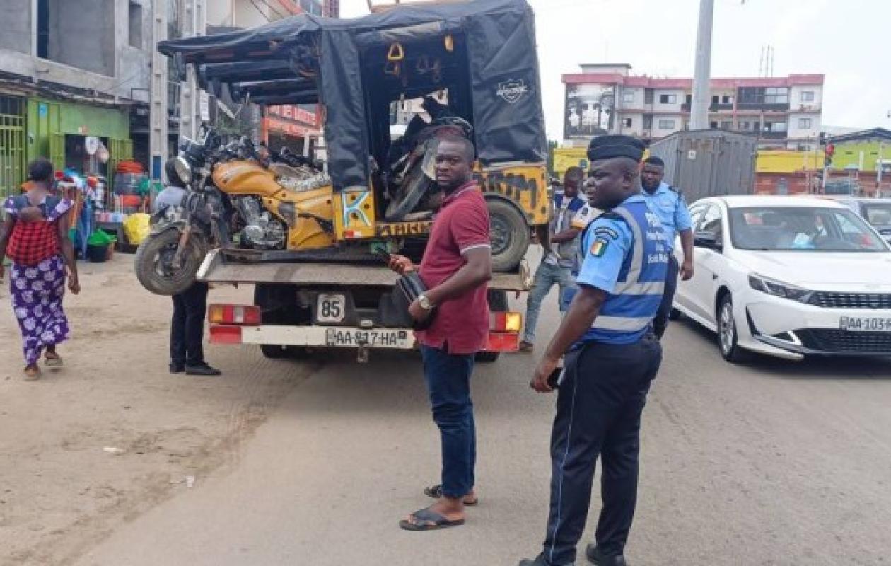 Opération « Tolérance Zéro » : la police intercepte 37 engins impliqués dans le transport clandestin à Abidjan