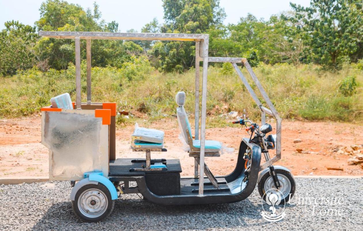 Togo : Un étudiant de l'Université de Lomé révolutionne la mobilité avec un tricycle électrique ultra-économique