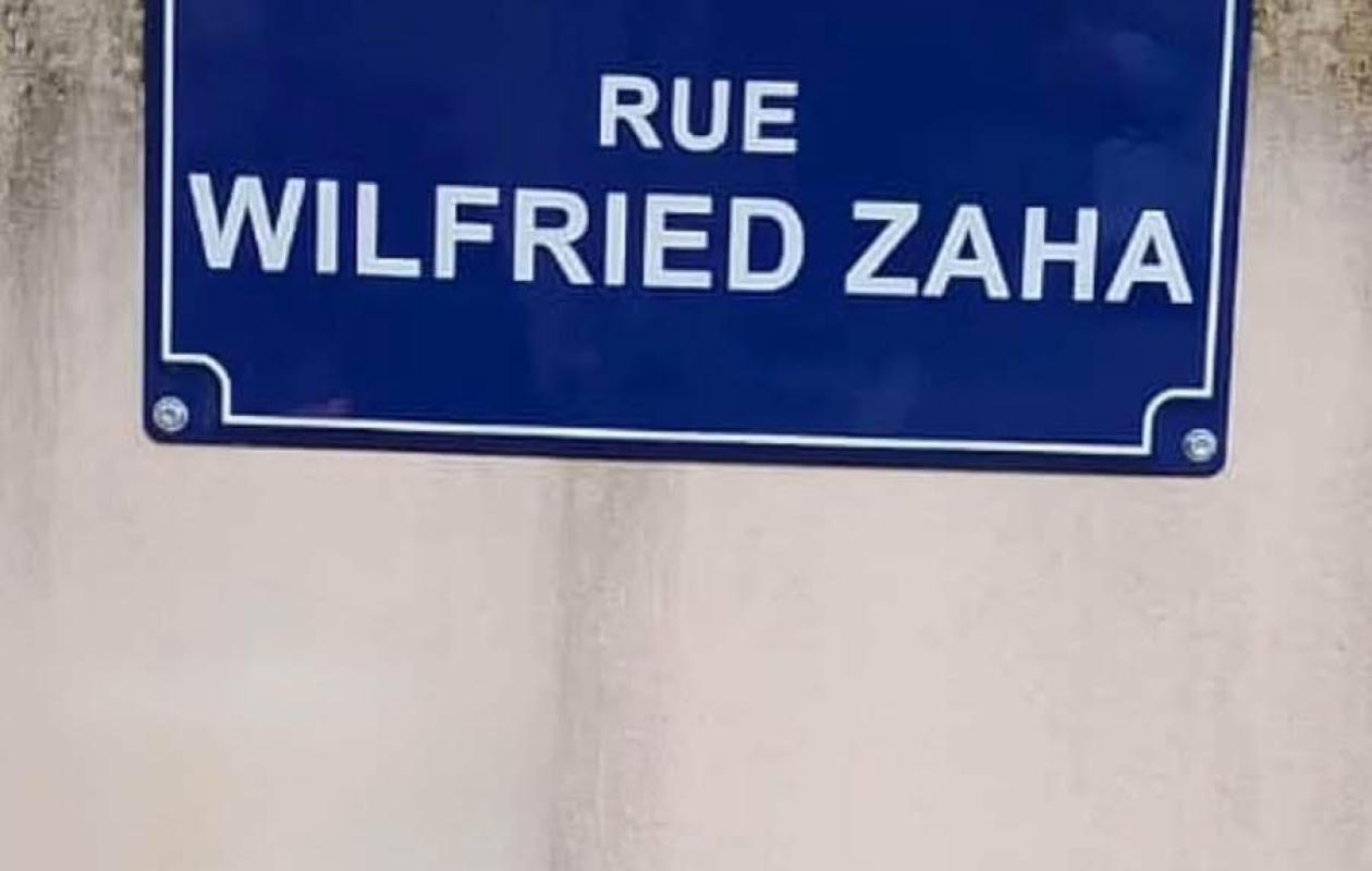 Cocody : une rue désormais baptisée au nom de Wilfried Zaha