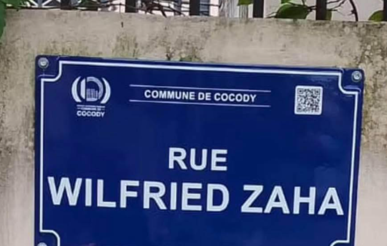 Cocody : une rue désormais baptisée au nom de Wilfried Zaha