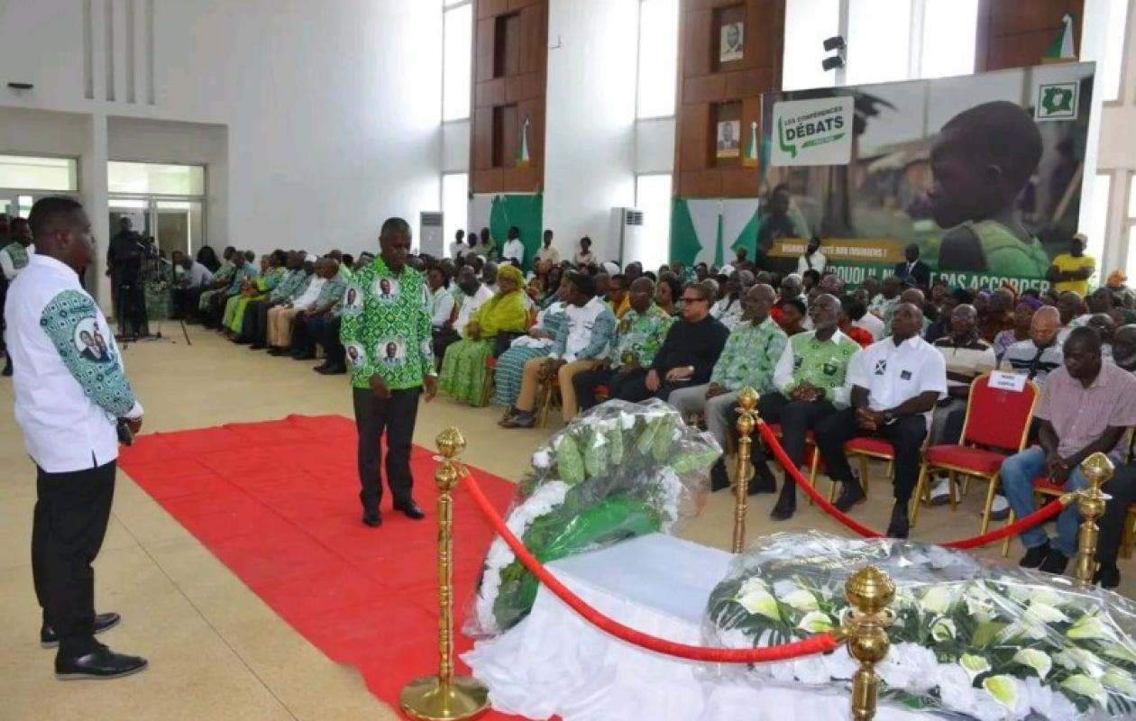 Obsèques de Léopoldine Tiézan Coffie : le PDCI-RDA salue la mémoire d’une militante engagée et figure du leadership féminin
