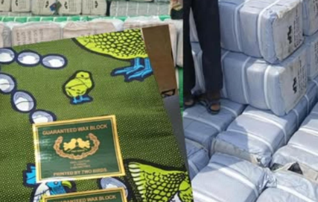 Abidjan : 275 balles de pagnes contrefaits interceptées, valeur estimée à 137 millions FCFA