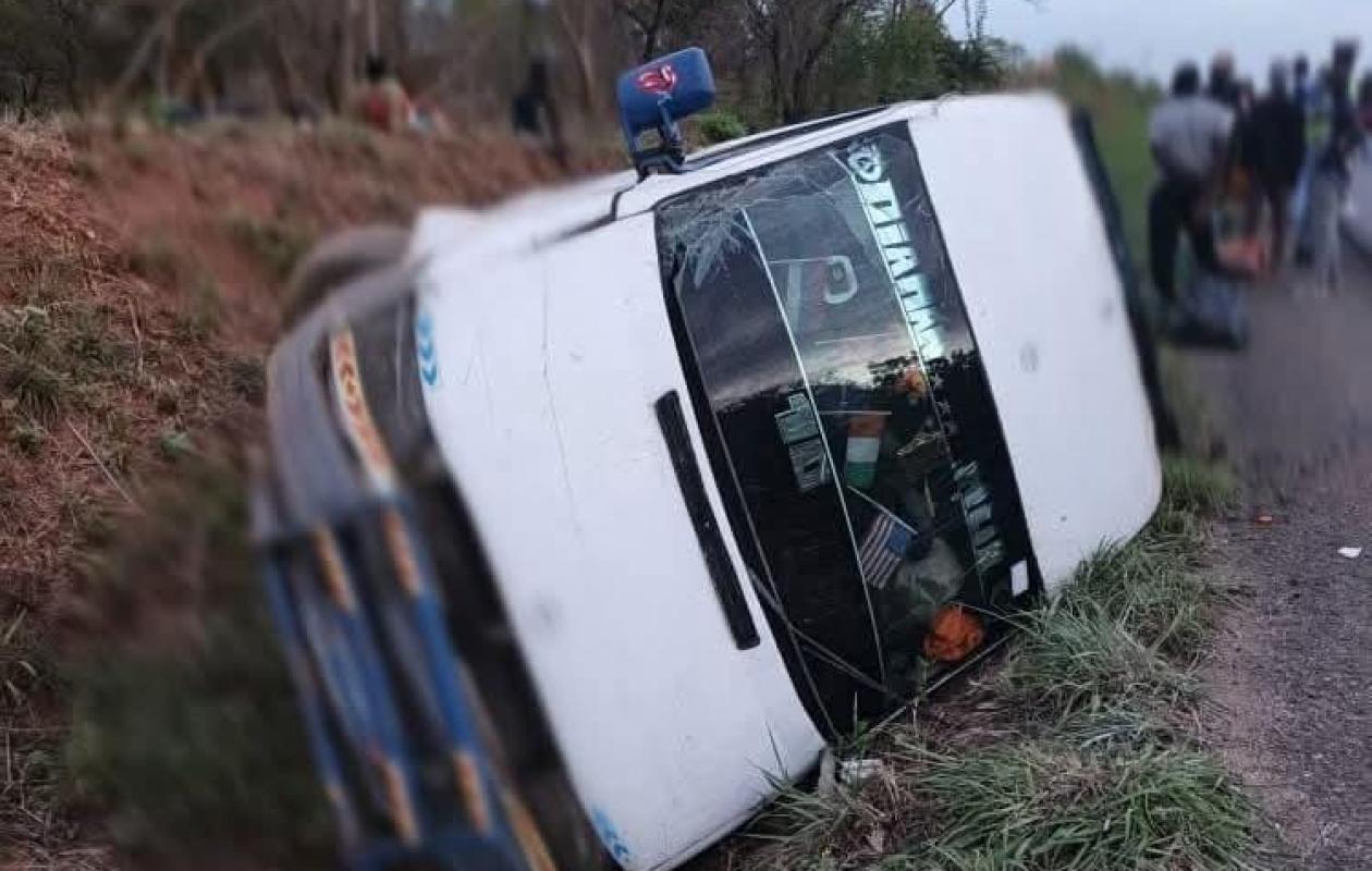 Accident sur la Nationale A3 : un “Massa” se renverse, trois blessés enregistrés près de Niakara