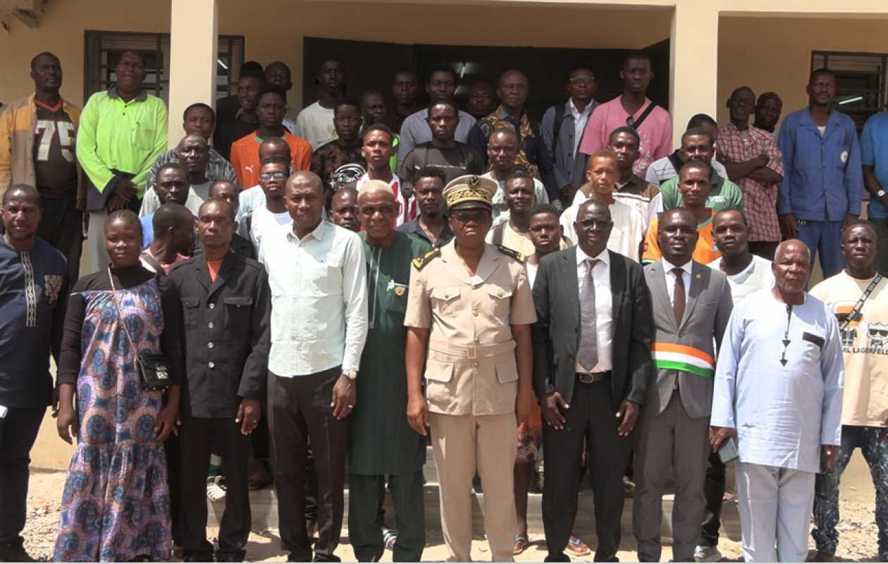 Insertion professionnelle : 25 jeunes bénéficient du projet « Un jeune, un métier » à Séguéla