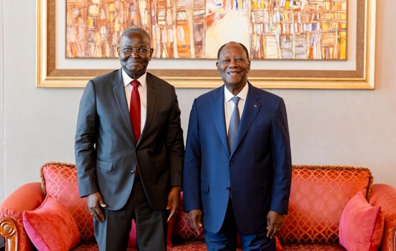 Sommet au Palais : Abdoulaye Diop présente la santé de l'UEMOA au Président Ouattara
