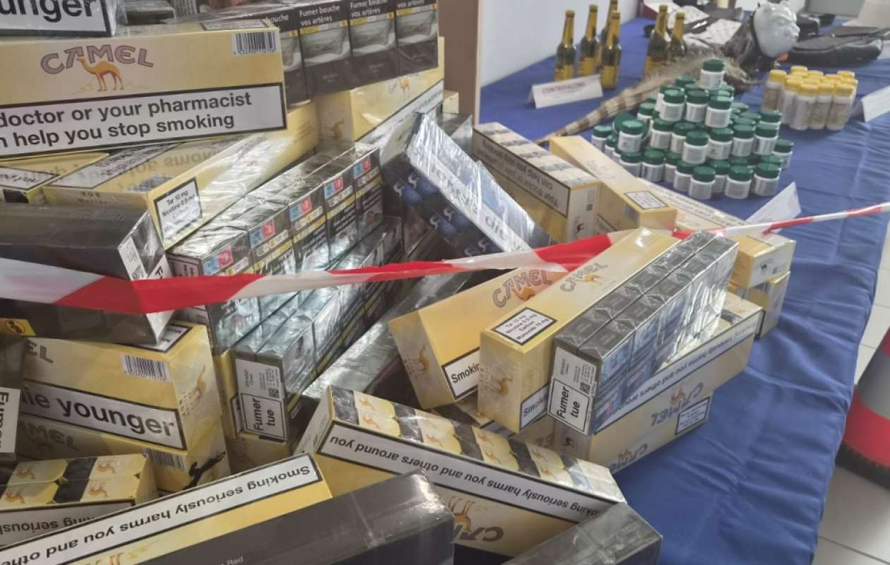 Bilan Douanes 2025 : 900 kg de drogues et 10 tonnes de tabac saisis en Martinique