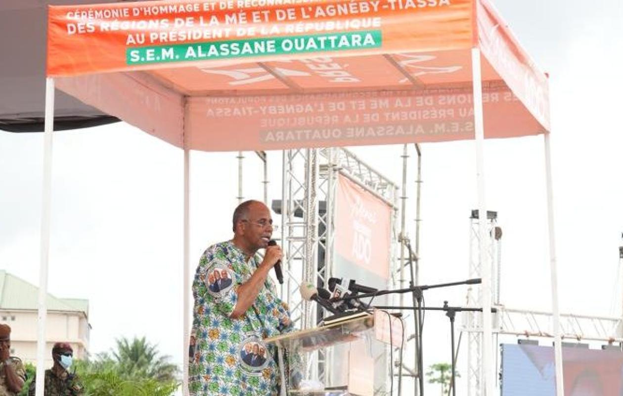 Côte d’Ivoire : la Mé et l’Agneby-Tiassa affichent leur soutien total à Ouattara