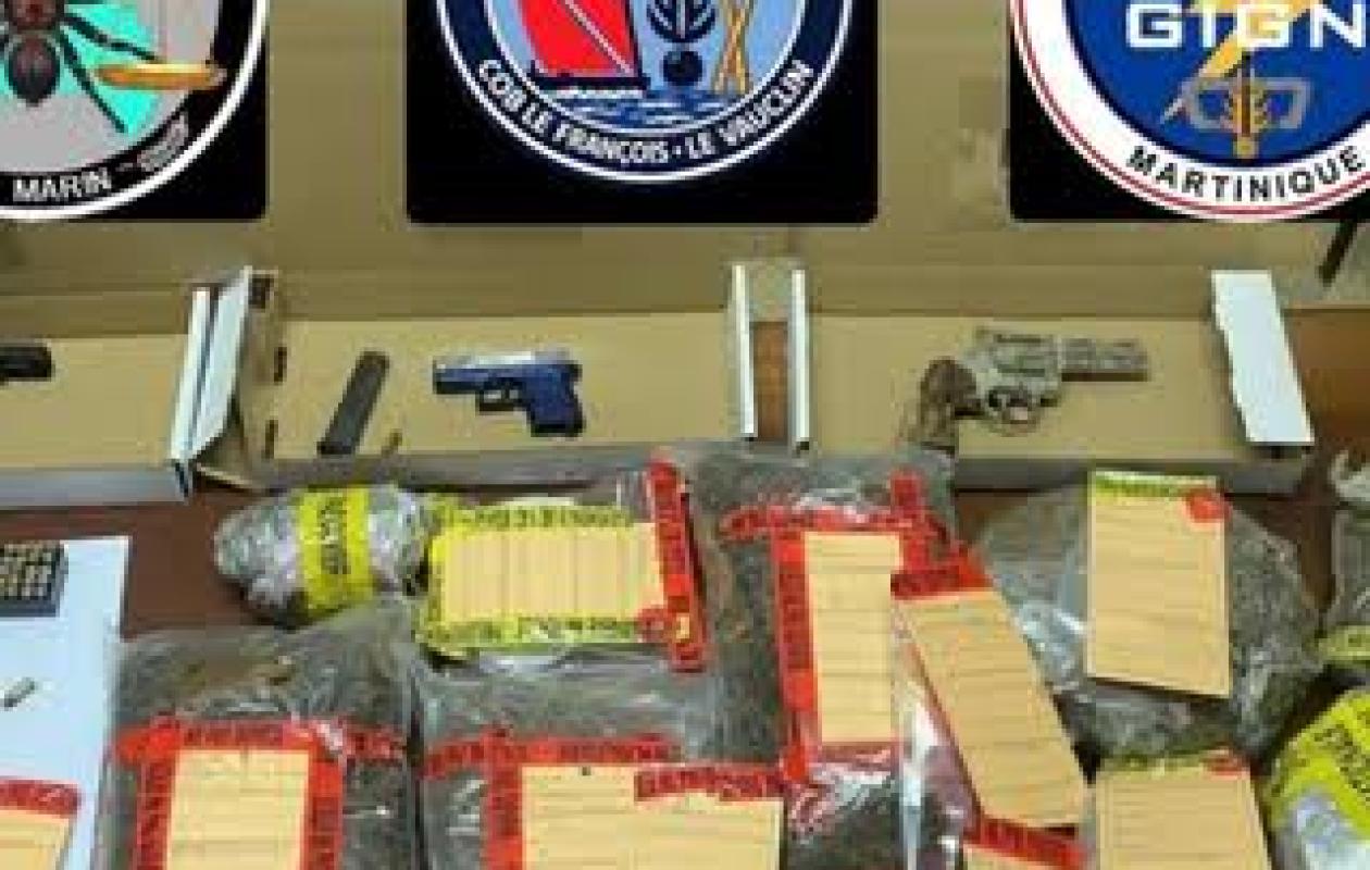Plus de 5 kg de cannabis et trois armes saisis lors d’une opération de gendarmerie au François