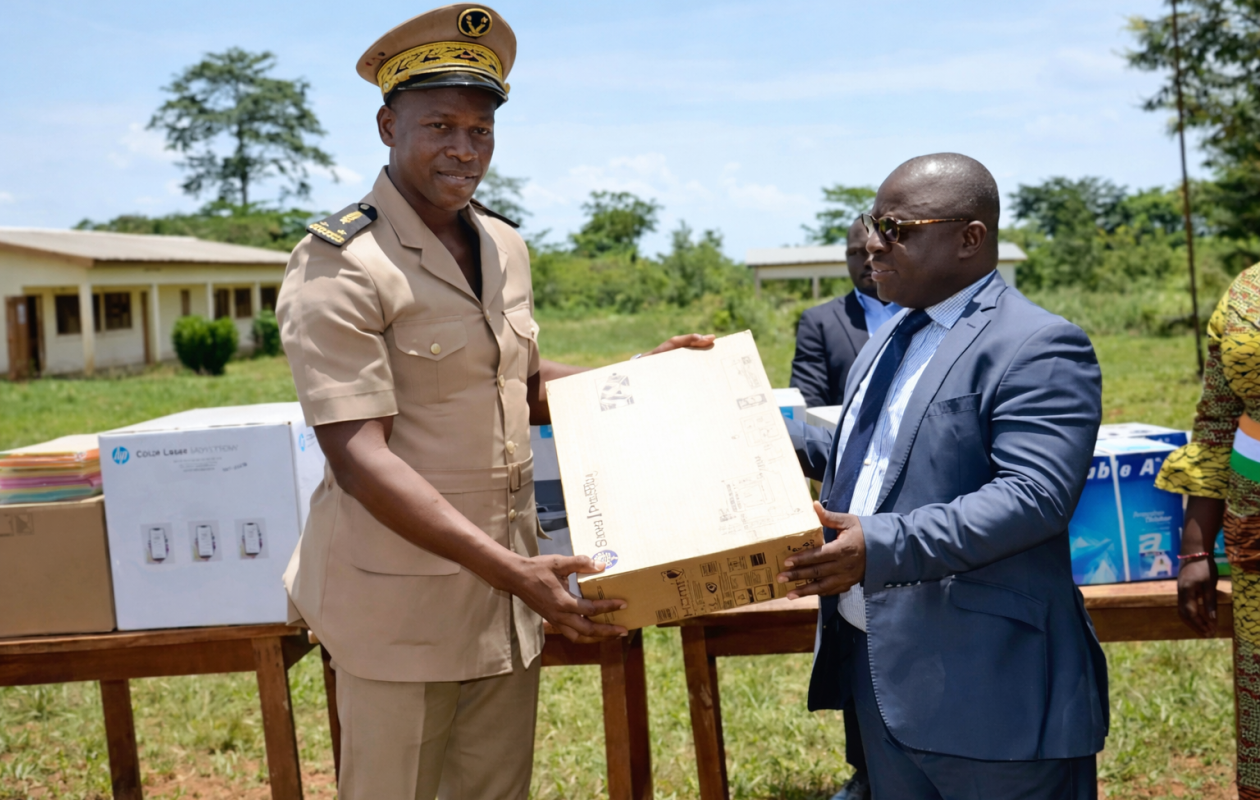 Le Lycée moderne d’Anoumaba s’équipe grâce au Conseil régional du Moronou