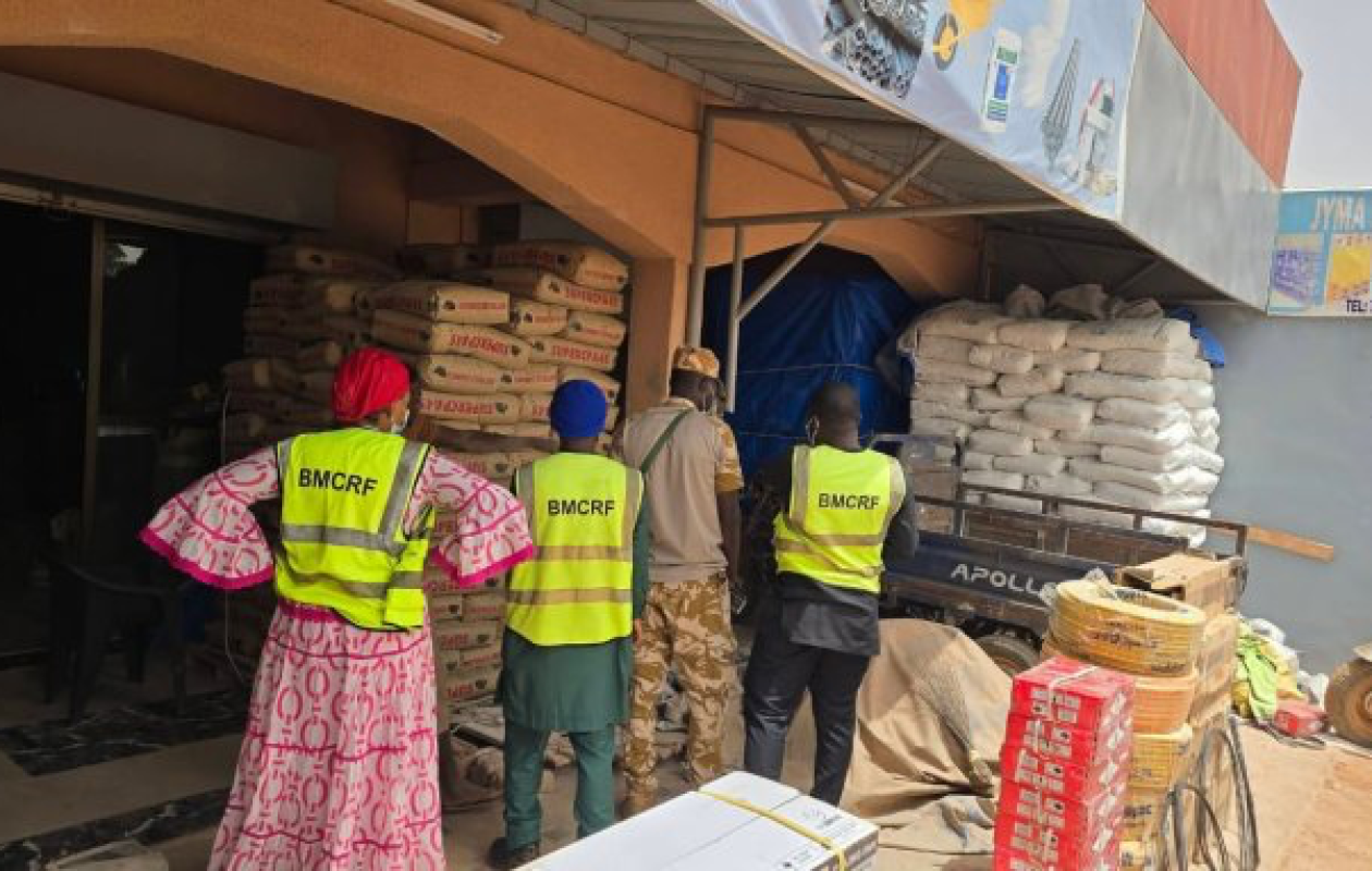 Burkina/Pénurie de ciment : 126 tonnes et 17 sacs de ciment saisis lors des contrôles