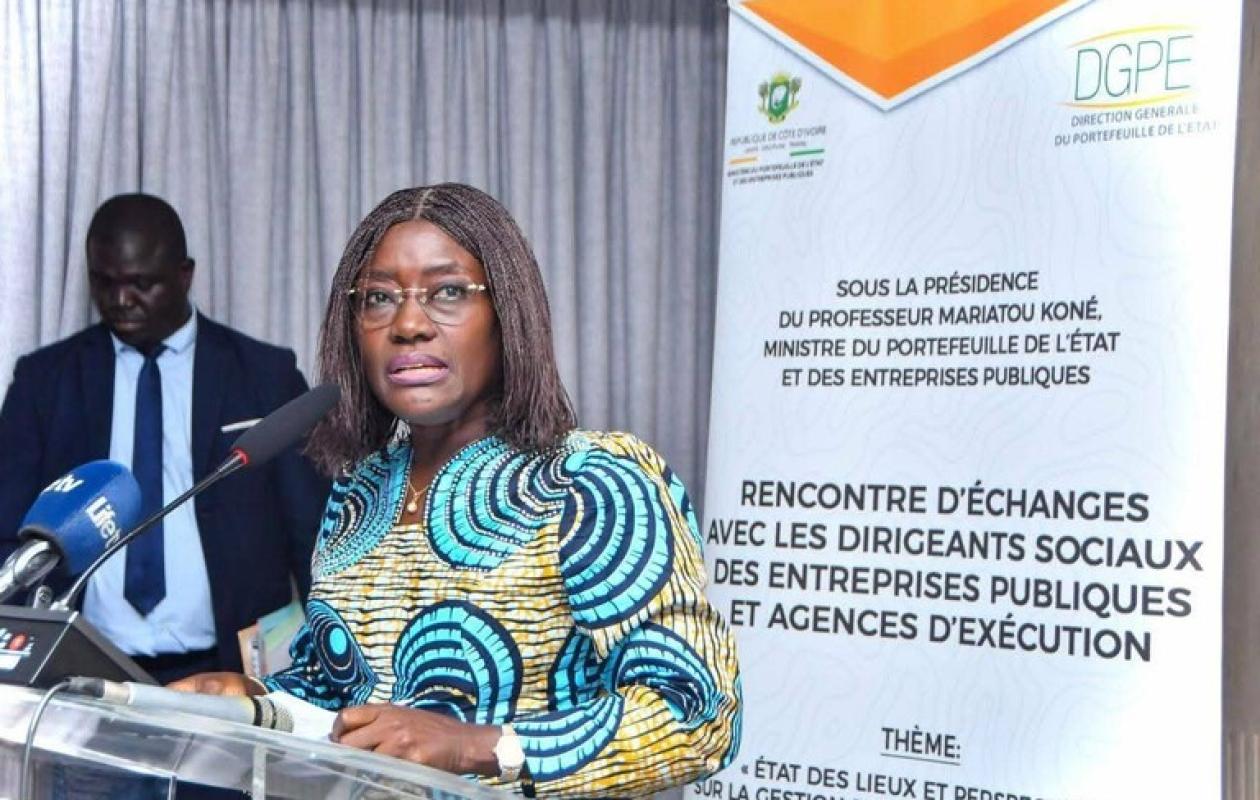 Entreprises publiques : Mariatou Koné exige des résultats concrets et accélère la cadence