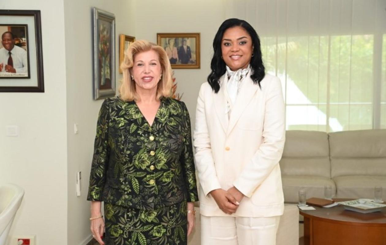 Bien-être des femmes et enfants : Dominique Ouattara et Nathalie Sassou Nguesso accordent leurs violons à Abidjan