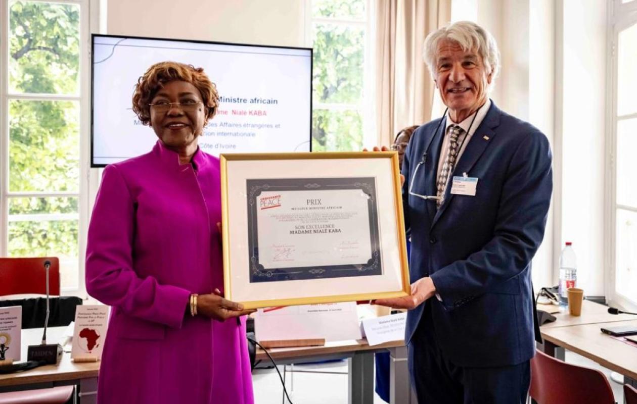 Nialé Kaba sacrée « Meilleure Ministre Africaine de l'Année 2026 » à Paris