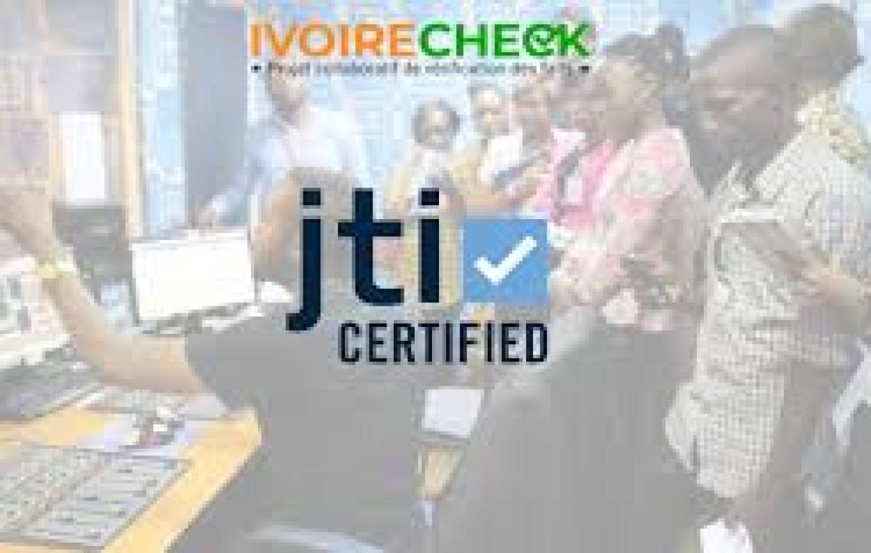 Médias : Ivoire Check décroche la prestigieuse certification internationale JTI