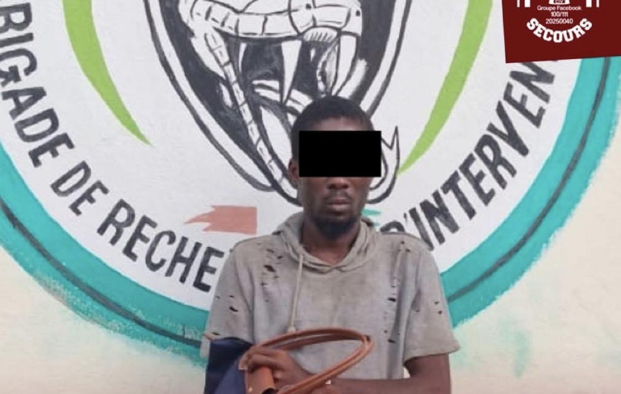 Cocody Akouédo : un présumé cambrioleur arrêté par la BRI Nord plusieurs semaines après un vol nocturne